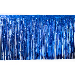 Blue 30" Metallic Fringe