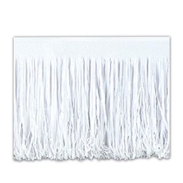 Tissue Fringe - White