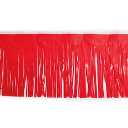 Red 30" Vinyl Fringe