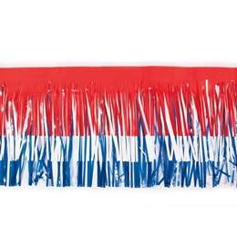 Vinyl Fringe-Red/White/Blue