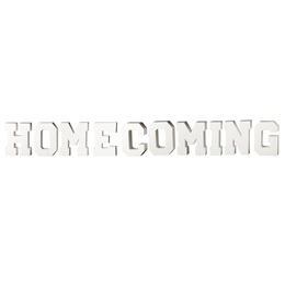 White Styrofoam Letters Kit-Homecoming