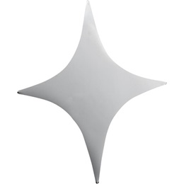 Four-Point Metallic Stars - 12 in.