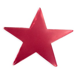 Red Metallic Star-5"