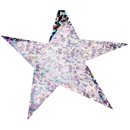 Holographic Wacky Stars - 12 in.