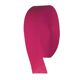 Cerise Crepe Streamers