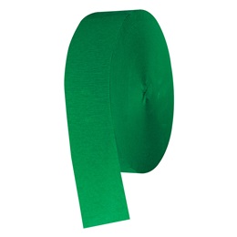 Green Crepe Streamers