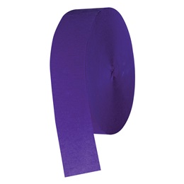 Purple Crepe Streamers