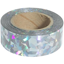 Silver Holographic Streamer