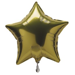 Foil Star Balloon-Gold
