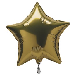 Gold Foil Star Balloon