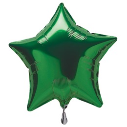 Green Foil Star Balloon