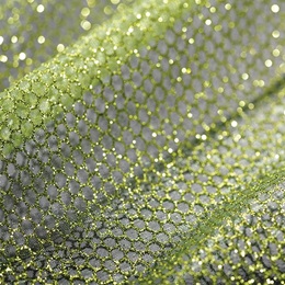 Green Glitter Fabric