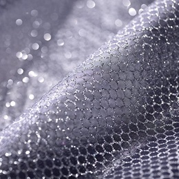 Silver Glitter Fabric