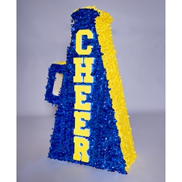 Blue and Yellow Giant Megaphone Parade Float Kit