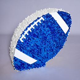 Blue and White Giant Football Parade Float Kit