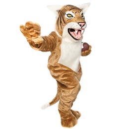 Tan Wildcat Mascot Costume