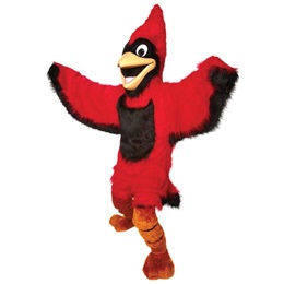 Friendly Cardinal Mascot Costume