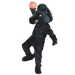 Black Stallion Mascot Costume