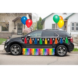 Rainbow Graduation Car Parade Decoration Kit