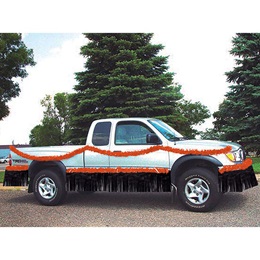 Orange and Black Vinyl Truck Parade Decorating Kit