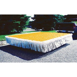 Gold and White Vinyl Trailer Parade Float Decorating Kit