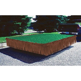 Grass Green and Brown Vinyl Trailer Parade Float Decorating Kit