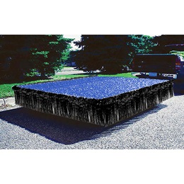 Blue and Black Metallic Trailer Parade Decorating Kit