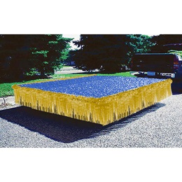 Blue and Gold Metallic Trailer Parade Decorating Kit