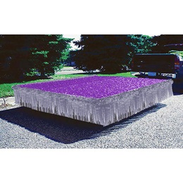 Purple and Silver Metallic Trailer Parade Decorating Kit