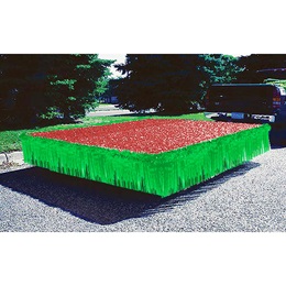 Red and Green Metallic Trailer Parade Decorating Kit