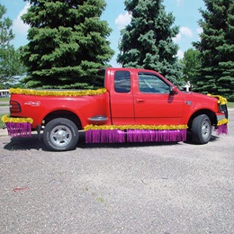 Gold and Hot Pink Metallic Truck Parade Decorating Kit