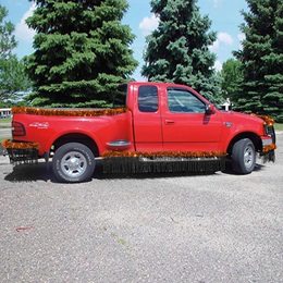 Orange and Black Metallic Truck Parade Decorating Kit