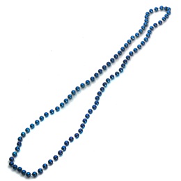 Blue 33 Inch Bead Necklaces - 72/pkg