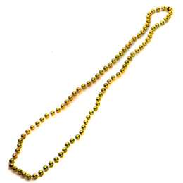 Yellow Gold 33 Inch Bead Necklaces - 72/pkg
