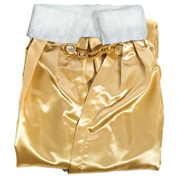 Gold Coronation Robe With White Collar - 5 ft.
